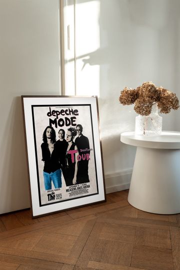 Depeche Mode 2024 Devotional Tour Concert Poster