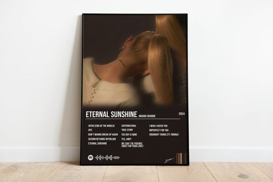 Eternal Sunshine | Ariana | Wall Print | Album Cover Poster | Wall Decor | Bedroom Poster