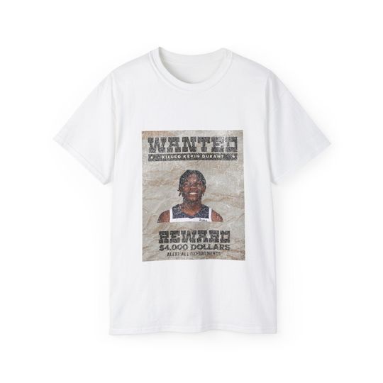 Anthony Edwards Wanted Tee Shirt