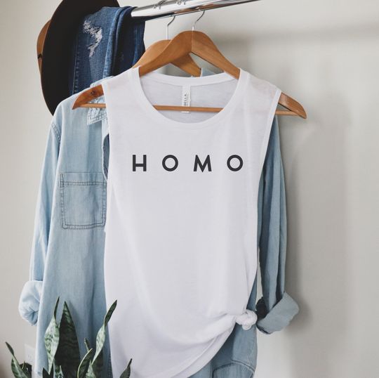 Homo Tank Top | Lesbian Shirt | Gay Pride Shirt