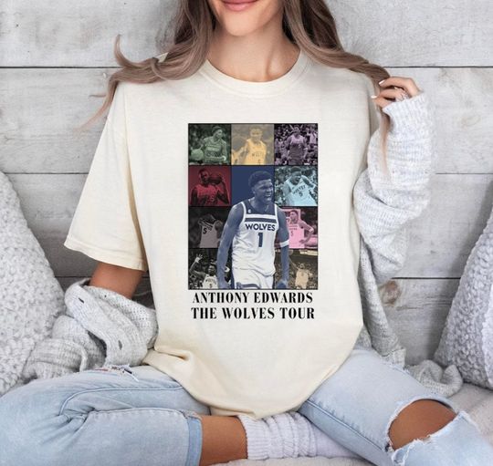 Anthony Edwards The Minnesota Tour Vintage Shirt, Anthony Edwards Funny Shirt