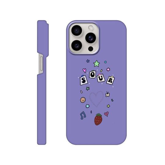 Olivia Rodrigo "Sour" Album Cover Merch | Slim IPhone + Samsung Case | Fan Merchandise
