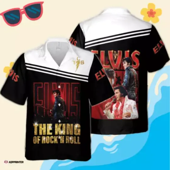 Elvis Presley Hawaiian Shirt, Rock Music 3D Shirt, The King of Rock Shirt