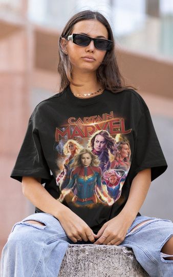 CAPTAIN MARVEL | Brie Larson | Captain Marvel Tshirt Shirt Tee Captain Marvel Avengers | The Marvels