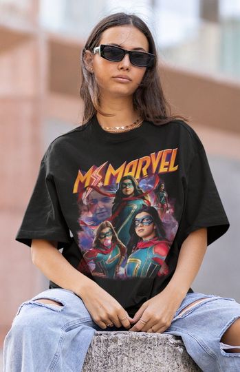 MS MARVEL | Captain Marvel Tshirt Shirt TeeCaptain Marvel Avengers | The Marvels