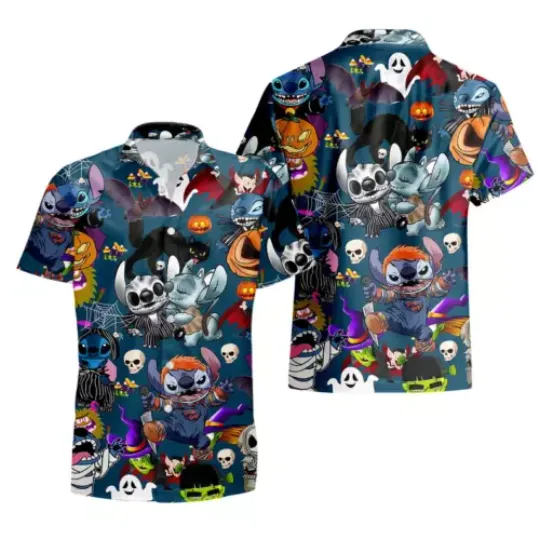 Lilo And Stitch Halloween Costume 3D HAWAII SHIRT