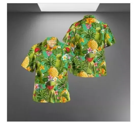 The Muppet K the frog Pineapple Tropical HAWAII SHIRT