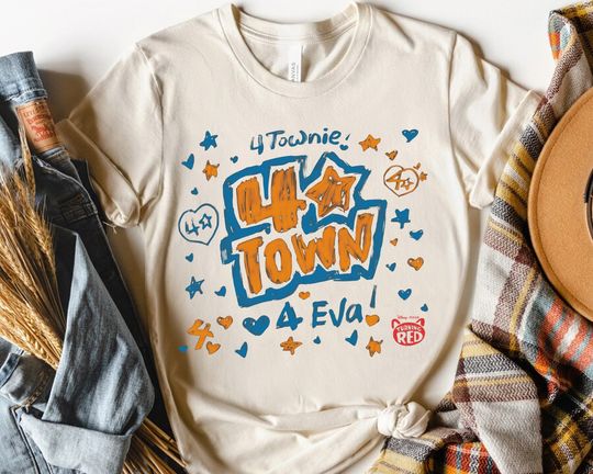 Disney Pixar Turning Red 4-Town 4-Eva T-shirt, Magic Kingdom Disney Trip Unisex T-shirt