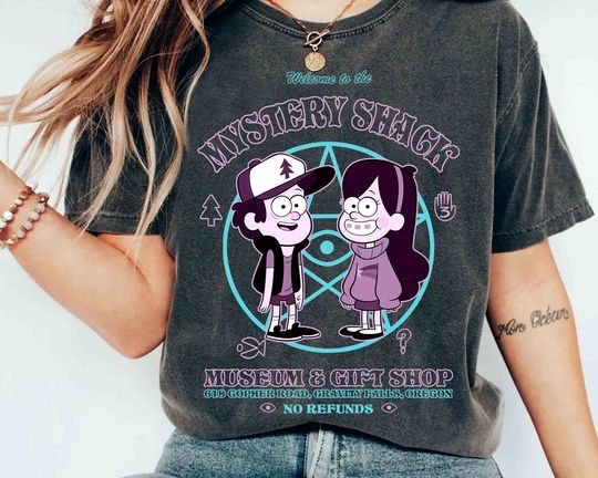 Disney Gravity Falls Mystery Shack Retro 90s Shirt, Magic Kingdom Holiday Trip Unisex T-shirt