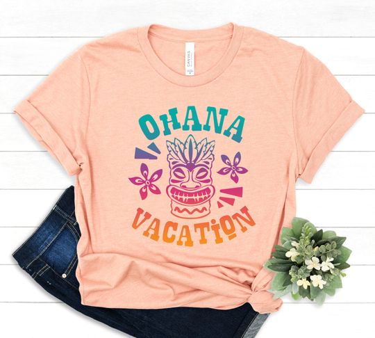 Ohana T Shirt - Ohana Vacation Shirt - Hawaiian Culture T Shirt