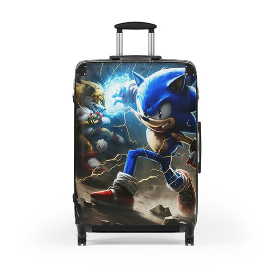 Supersonic Travel in Style with Sonic and Tales Suitcase