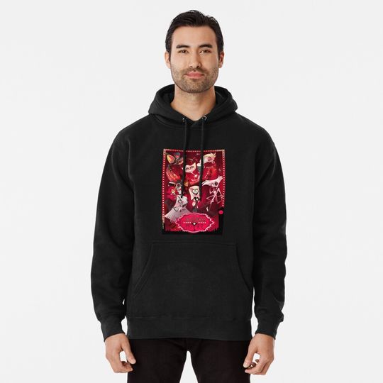 Hazbin Hotel Poster Promotion Art Pullover Hoodie