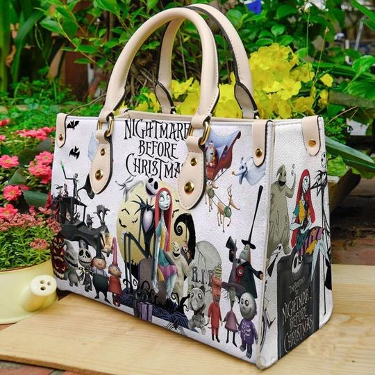 Nightmare Before Christmas Leather Bags, Jack and Sally