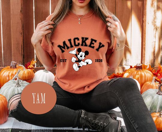 Discover Mickey Mouse Est 1928 T-Shirt, Mickey and Friends Shirt