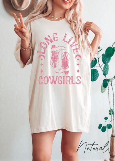 Long Live Cowgirls t-shirt, Pink Cowgirl boots Shirt, Country Music Festival Shirt