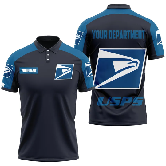 Personalized Postal Service Polo Shirt