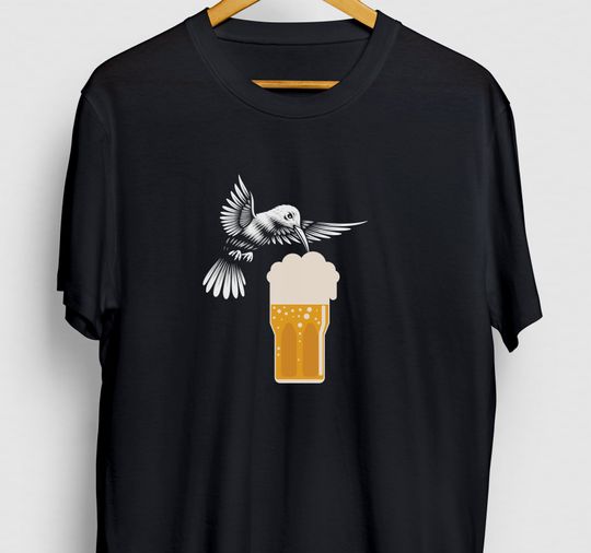 Hummingbird Beer Hummingbird Gift, Funny Bird Lover Shirt
