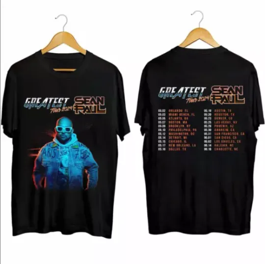 Sean Paul The Greatest Tour 2024 Unisex T-Shirt