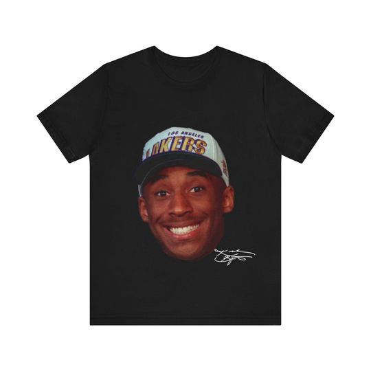 Kobe Bryant Head Cut Out Graphic Tee