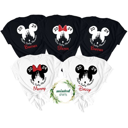 2024 Disney Vacation Shirts, Personalized Family Matching Disney Shirt