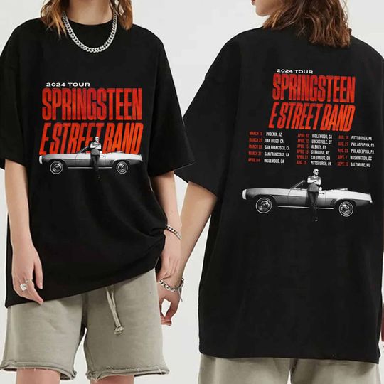 Bruce Springsteen & The E Street Band Rescheduled US Tour 2024 Shirt