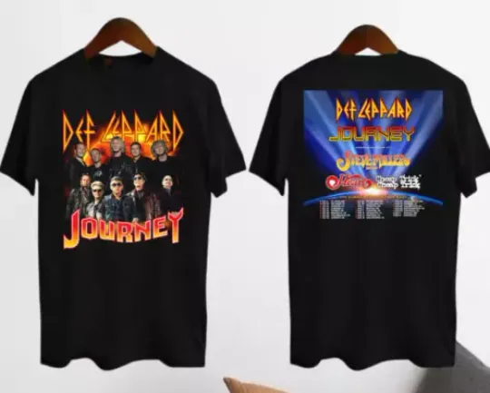 2024 Def Leppard And Journey Summer Stadium Tour T shirt
