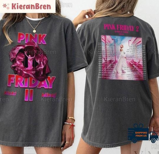 Nicki Minaj Shirt, Nicki Minaj Tour T-Shirt, Pink Friday 2 Concert Shirt