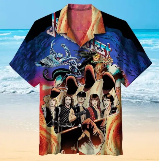 Judas Priest Hawaiian Shirt - For Mom, Mom gift, Dad gift, Music Lover Shirt