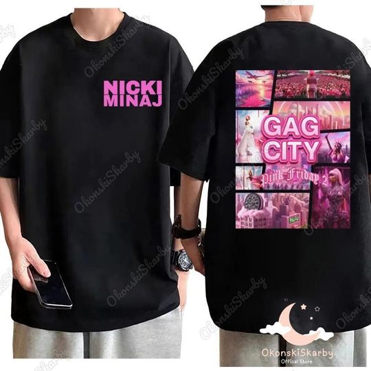 Nicki Minaj Gag City Shirt, Nicki Minaj Pink Friday 2 Concert Shirt