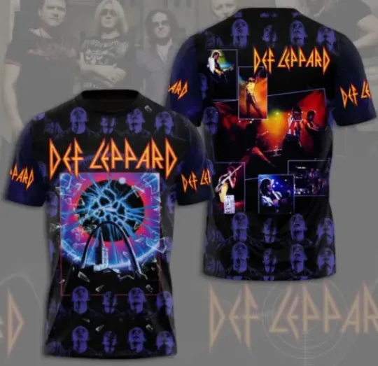 Def Leppard T-Shirt, Def Leppard Shirt, Rock Music 3D Shirt