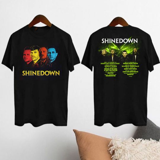 Discover 2024 shine down Band Tour T-shirt, shine down Band Shirt, shine down Merch