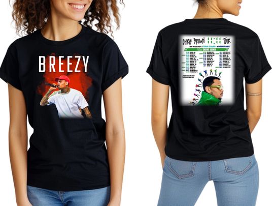 Chris Brown 11:11 Tour Concert T-Shirt
