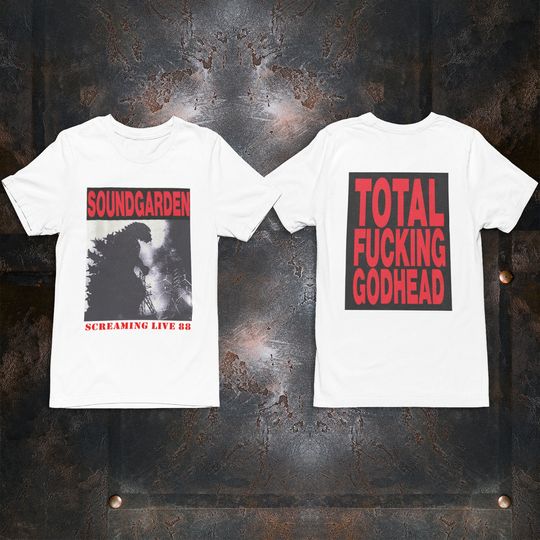 Vintage Sound Garden Screaming Live T-Shirt, Retro Sound Garden Shirt