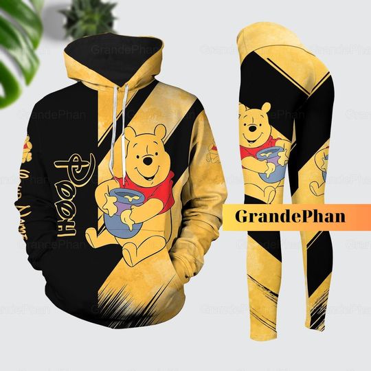 Pooh Bear Hoodie Legging, Disney Hoodie For Mom, Personalized Pooh T-Shirt, Winnie The Pooh Shirt