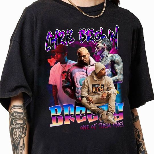 Vintage Chris Brown T-Shirt, Chris Brown Tee, Chris Brown Hip Hop Shirt