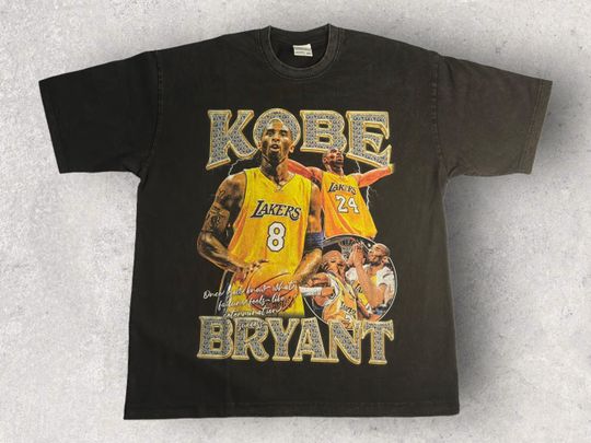 KOBE BRYANT heavy cotton t-shirt with high quality print