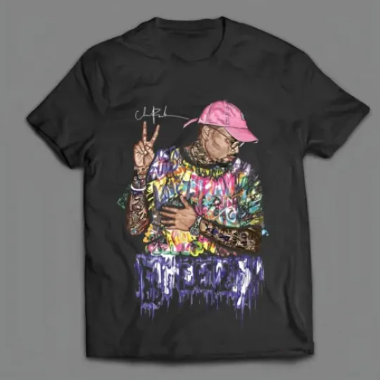 New Popular Chris Brown Signature T-Shirt