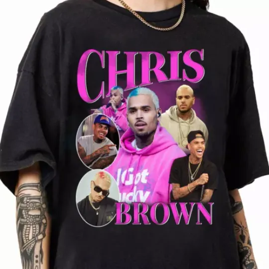 Vintage Chris Brown T-Shirt, Chris Brown Tee, Bootleg Hip Hop Shirt