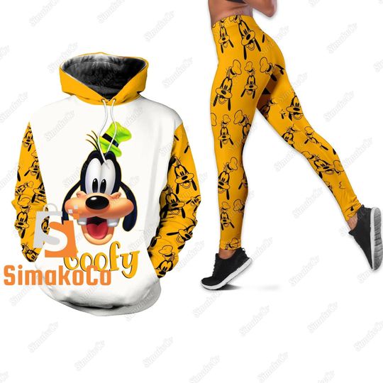 Goofy Hoodie, Disney Goofy Hoodie, Goofy Leggings, Goofy Leggings