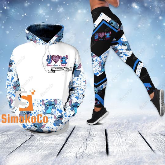 Stitch Hoodie, Stitch Leggings, Personalized Stitch Hoodie, Disney Stitch