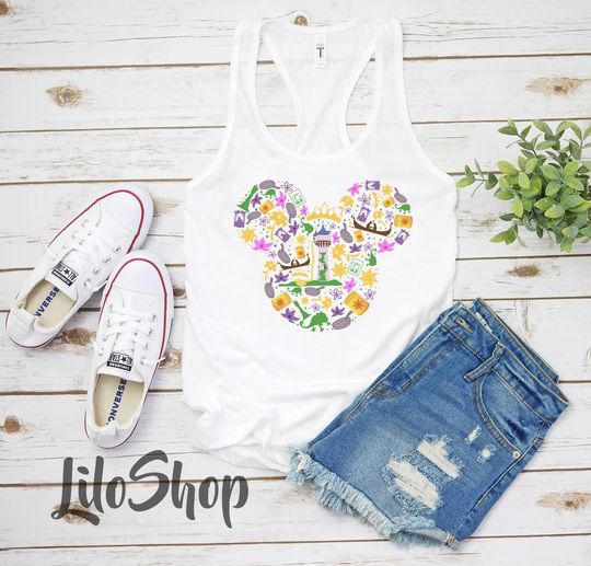 Tangled Rapunzel Disney Tank Top