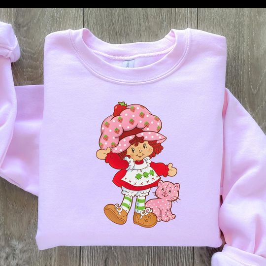 Strawberry Shortcake Sweatshirt, Vintage Strawberry Shortcake
