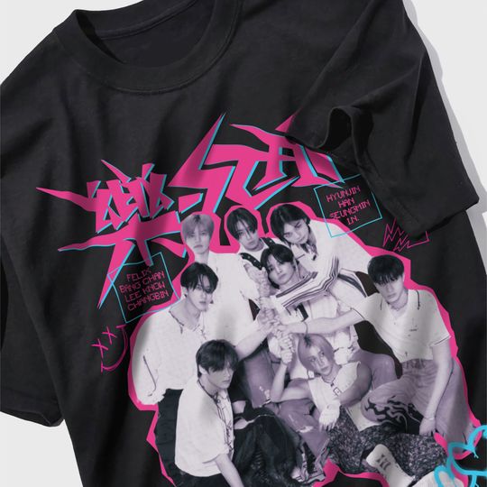 ROCKSTAR Stray Kids Concert T-shirt - graphic tee SKZ merch
