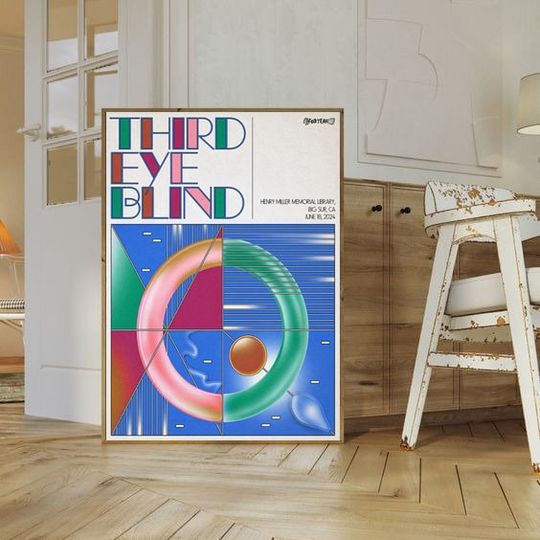 Third Eye Blind Henry Miller Memorial Library Big Sur Ca Jun 18 2024 Poster
