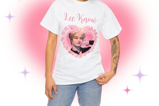 STRAY KIDS Lee Know Coquette Bow Kpop Shirt, Skz 2024 Tour Merch, Straykids Concert Shirt