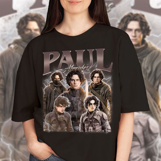 Limited Paul Atreides Timothee Chalamet Vintage T-Shirt
