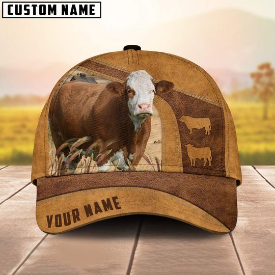 Simmental Custom Name Cap