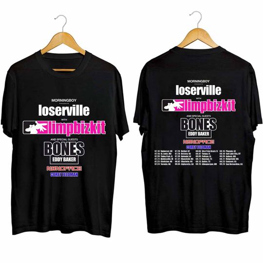 Limp Bizkit - 2024 Loserville Tour Double Sided Shirt