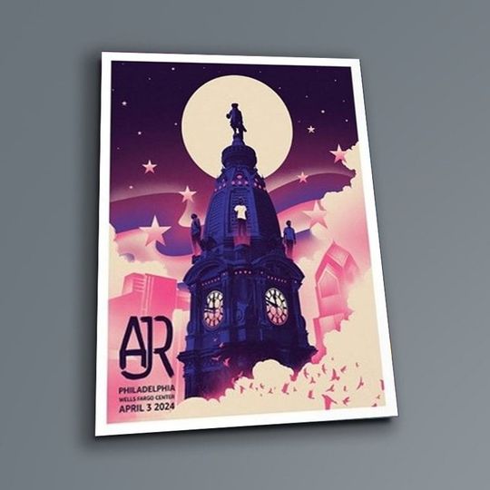 Ajr Philadelphia Pa April 3 2024 Poster