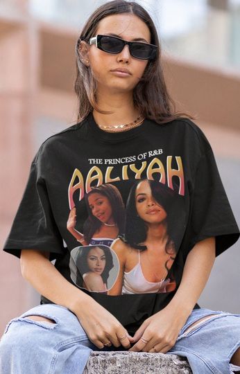 Aaliyah Hiphop TShirt, Aaliyah RnB Rapper, Aaliyah Shirt